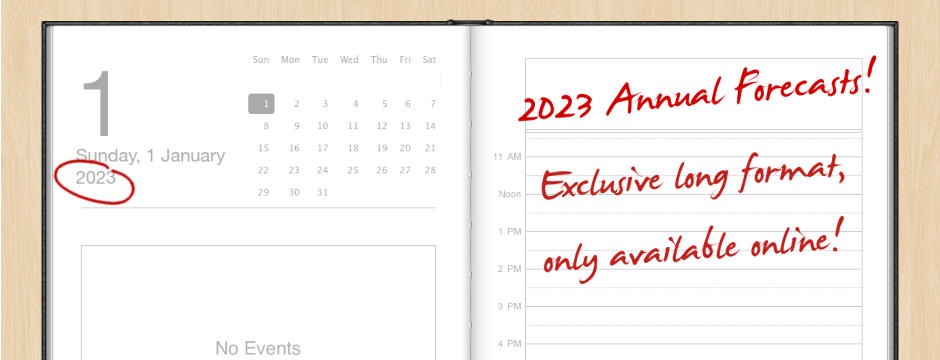 Annual Forecasts available for ordering!