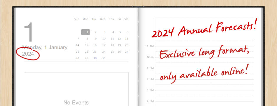 Annual Forecasts available for ordering!